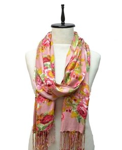 PASHMINA ESTAMPADA CON FLORES - ANTEPRIMA 
