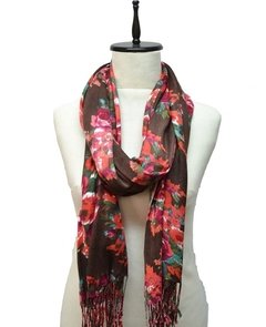 PASHMINA ESTAMPADA CON FLORES en internet