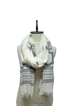 PASHMINA JACKARD ALGODON Y VISCOSA - comprar online