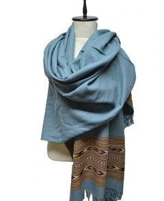 PASHMINA PURA LANA CON GUARDA INCAICA - ANTEPRIMA 