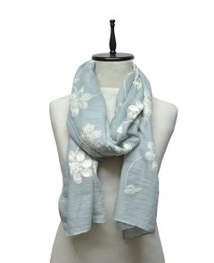 CHALINA BORDADA CON FLORES - ANTEPRIMA 