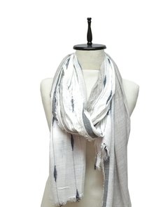 PASHMINA CON GUARDA Y DETALLES INCAICOS EN JACKARD