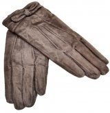 GUANTE DE GAMUZA CON MOÑO - comprar online