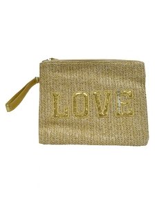 Imagen de PORTACOSMETICO BORDADO LOVE