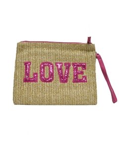 PORTACOSMETICO BORDADO LOVE - ANTEPRIMA 