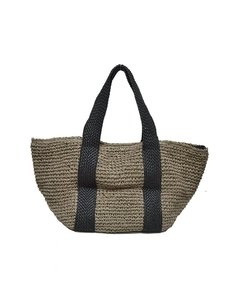 CARTERA TEJIDA CON MANIJAS ENTRETEJIDAS - ANTEPRIMA 