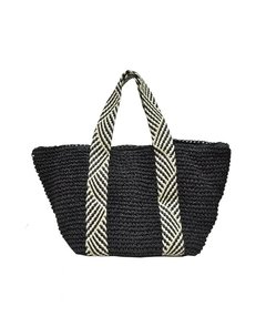 CARTERA TEJIDA CON MANIJAS ENTRETEJIDAS