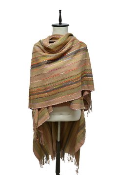 RUANA TEJIDA MULTICOLOR