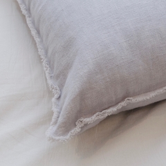 Funda de almohadón lino lila - comprar online