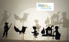 SILUETAS TEMATICAS para jugar con SOMBRAS - CAPERUCITA ROJA/ 5%off pago por transferencia bancaria ó efectivo en internet