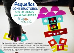 Pequeños CONSTRUCTORES / JUEGO para MESA LUMINICA./5%off pago por transferencia bancaria ó efectivo en internet