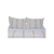 Pie De Cama - BOHO + 2 Almohadones Lienzo Natural