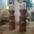 Set De 2 Porta Velas - Torneados Altos