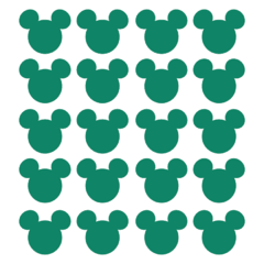 Adesivo de Parede Kit Orelhas Mickey