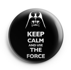 Boton Keep Calm Darth Vader
