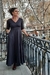 Vestido Ángela - Gamuza Negra en internet
