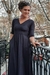 Vestido Ángela - Gamuza Negra - comprar online