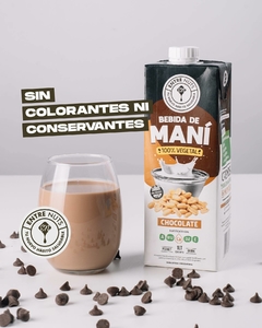 Leche de Mani sabor Chocolate Sin T.A.C.C "Entre Nuts" x 1 Litro X 8 UNIDADES - comprar online