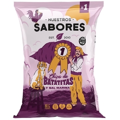 Chip de batata con sal marina x 80g BATATITAS( 18 unidades)