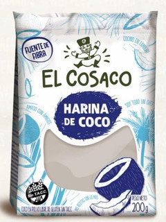 Harina de coco x 200grs ``El Cosaco``(6 unidades) en internet
