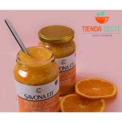 Mermelada de Naranja sin azucar Agregada endulzada con Stevia x 400grs SAVONA FIT ( X 6 UNIDADES) - comprar online