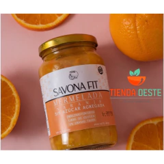 Mermelada de Naranja sin azucar Agregada endulzada con Stevia x 400grs SAVONA FIT ( X 6 UNIDADES) en internet