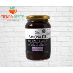 Mermelada de Higos sin azucar Agregada endulzada con Stevia x 400grs SAVONA FIT ( X 6 UNIDADES)