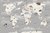 Wild world map grey