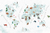 Wild watercolor map