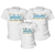 Kit camisetas família do coração estrelas - Cüstomize FML0028