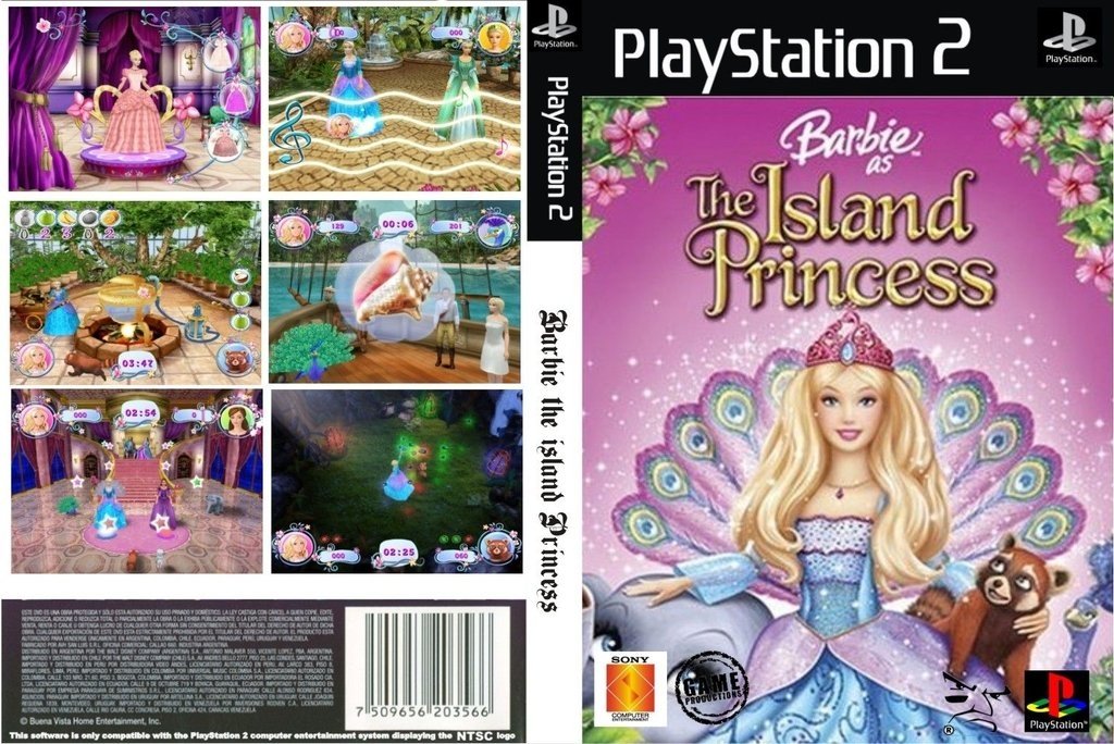 Barbie as The Island Princess jogo playstation ps2