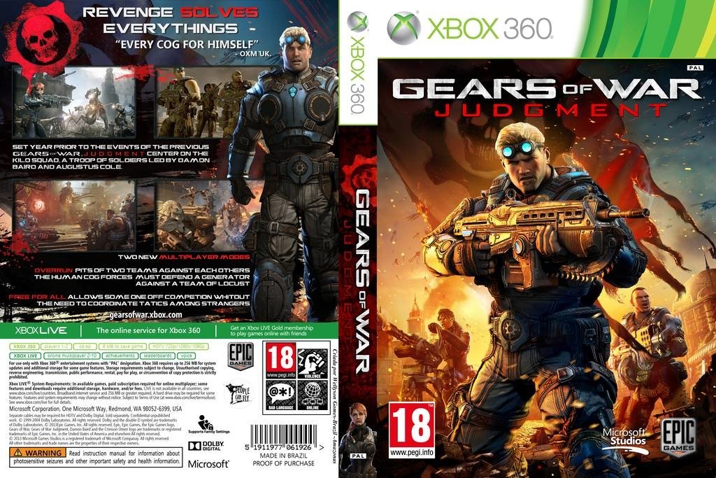 Game Gears of War 3 Xbox 360 Tiro - Microsoft - GAMES E CONSOLES - GAME  XBOX 360 / ONE : PC Informática