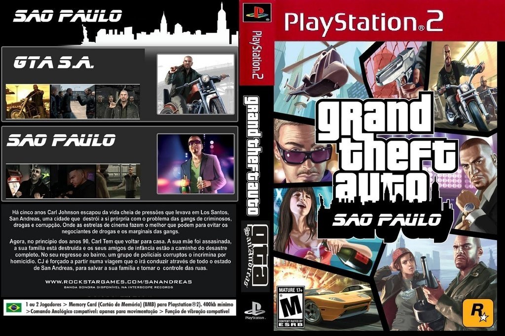 Jogo Gta Grand Theft Auto San Andreas Para Playstaion 2 em Promoção na  Americanas