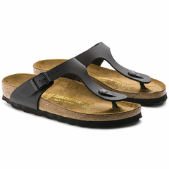 Sandalia Birkenstock Gizeh Birko Flor Black Regular (B9517R) 00 - Nosepick