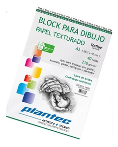 Block Plantec (15653) A3 210 gr Texturado