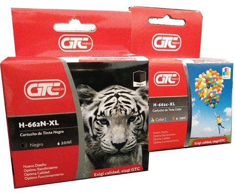 Cartucho GTC 662N-XL p/ HP CZ105L Negro - ABEL