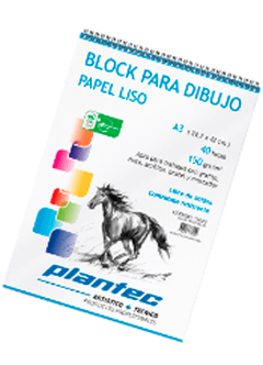 Block Plantec (15623) A3 150 grs Liso
