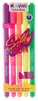 Roller Gel Neon x 5 Mooving (3071205)