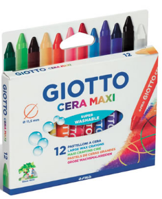 Crayones Giotto Cera Maxi x 12 (202202)