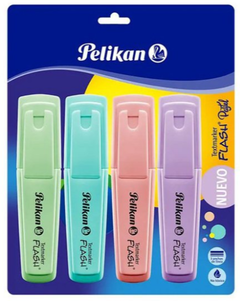 Resaltadores Pelikan Flash Pastel x 4