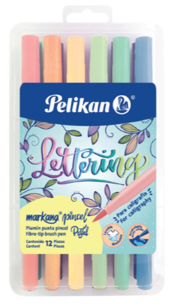 Marcadores Pelikan Markana Pincel Pastel x 5