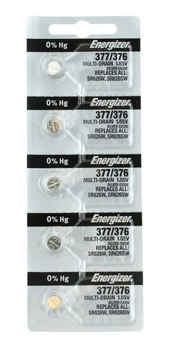Batería Energizer 377/376 x unidad