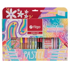 Enjoy Set "Pastel" 31 piezas - Filgo