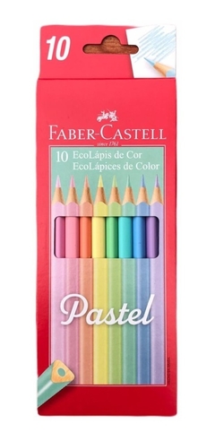 Lápices Faber Castell Pastel x 10