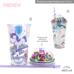 vaso unicornio con bolitas 850-14805