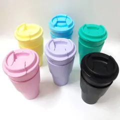 VASO GO CUP MEDIANO CON BANDA Y TAPA CLIP
