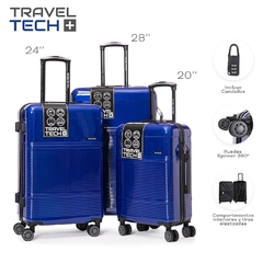 SET DE VALIJAS RIGIDAS X 3 TRAVEL TECH 850-27535