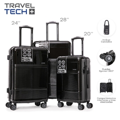 SET VALIJAS RIGIDAS X 3 TRAVEL TECH 850-27534