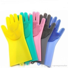 PAR DE GUANTES DE SILICONA C/ESPONJA COD 960-1552 - comprar online