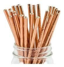PAQUETE SORBETES DESCARTABLES METALLIZADOS X 25 COD 888-2525 - Bambu Bazar